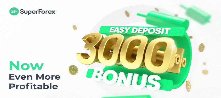 SuperForex Broker No Deposit Bonus & 3.000% Deposit Bonus